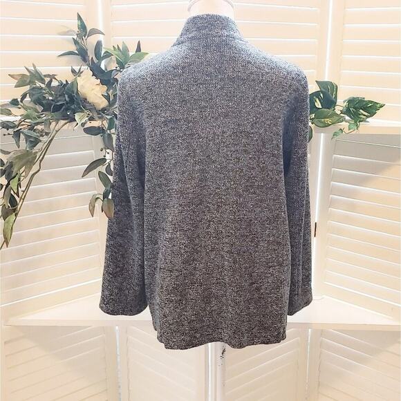 SOFT SURROUNDINGS GRAY/BLACK BLAZER WITH POCKETS SIZE PS - Picture 2 of 6